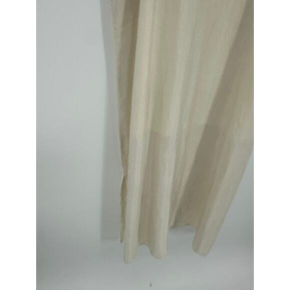 Tree Way Slip Dress Cream Tank Maxi Slit Lightweight Made in Korea Women Medium - Picture 3 of 7